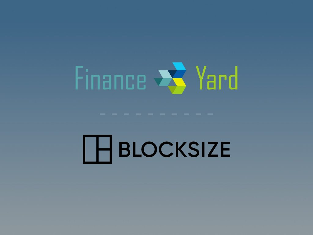 Finance Yard - BLOCKSIZE - Partnership announcement - premium partner cooperation - digital assets and market data