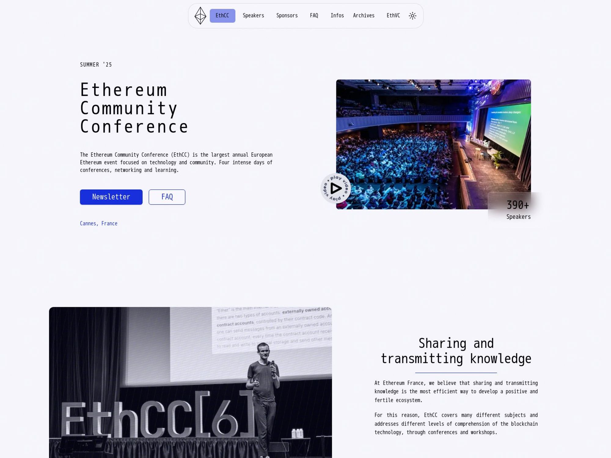 Ethereum Community Conference (EthCC) 7 screenshot