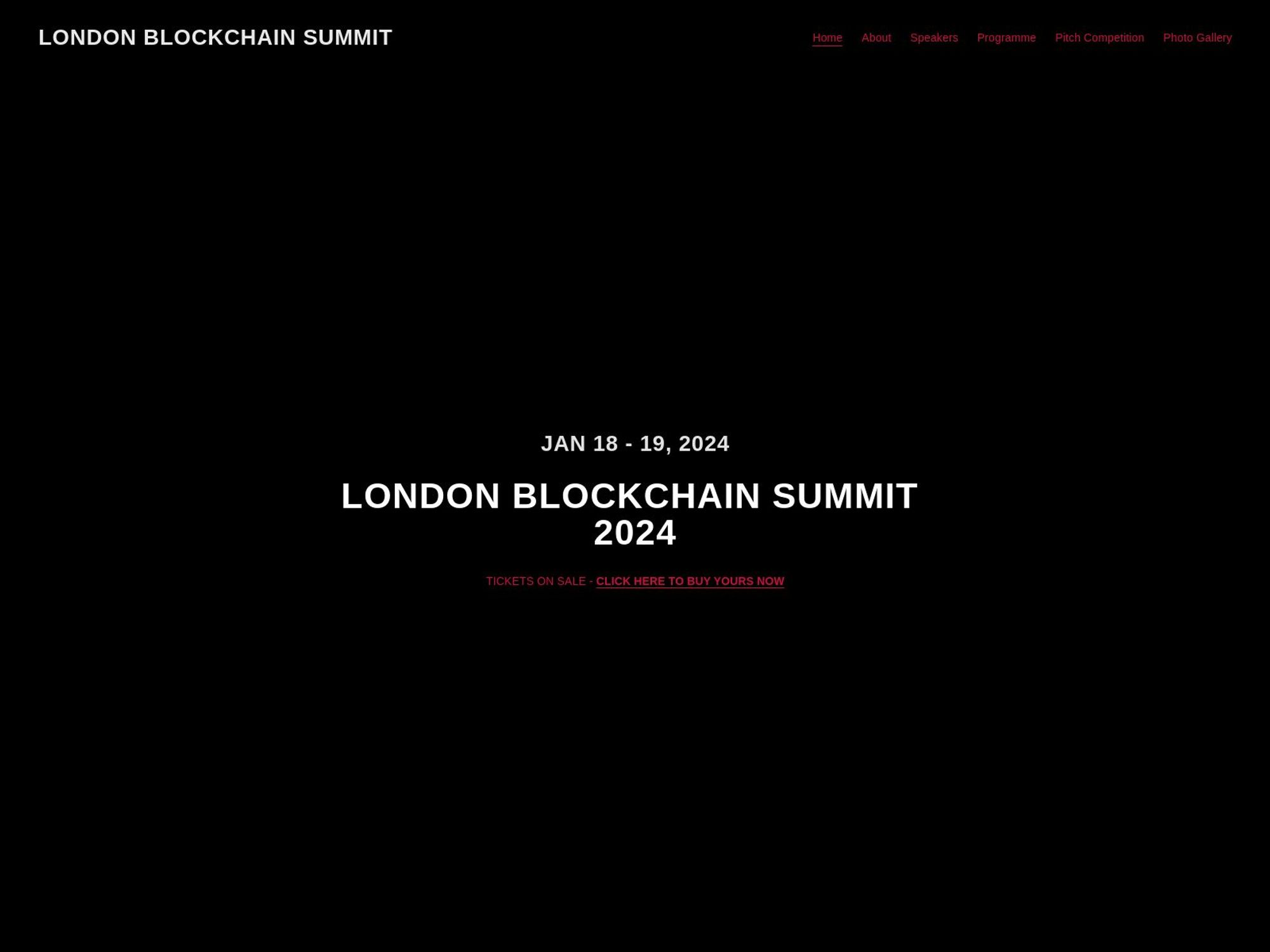 London Blockchain Summit screenshot