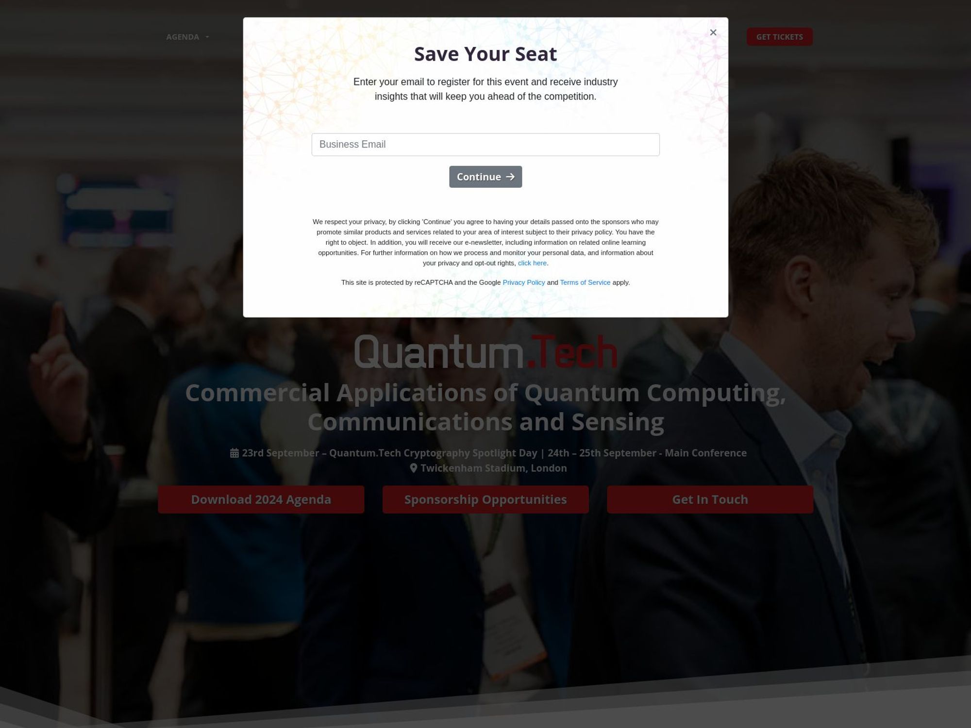 Quantum.Tech Europe screenshot