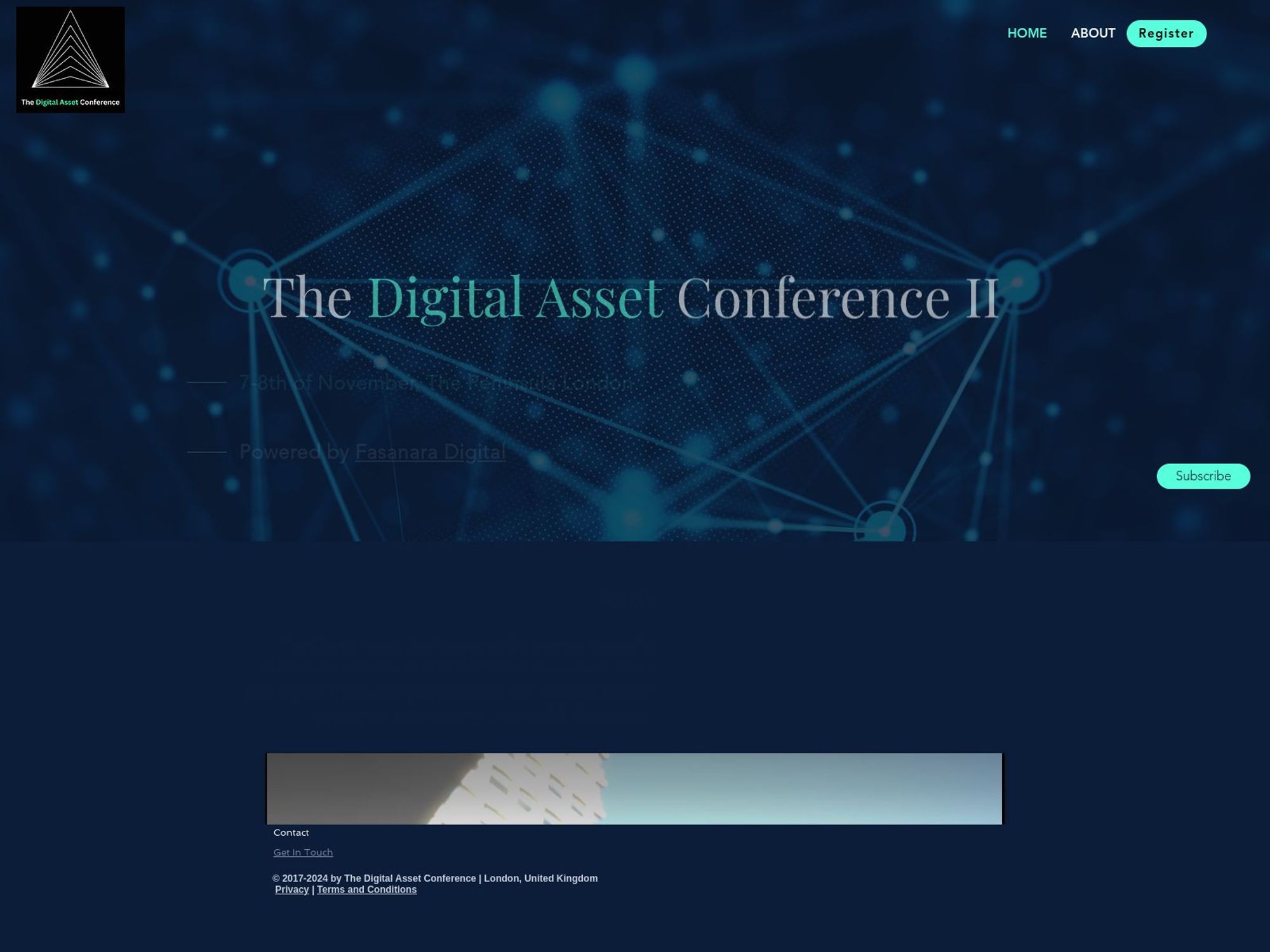 The Digital Asset Conference II website