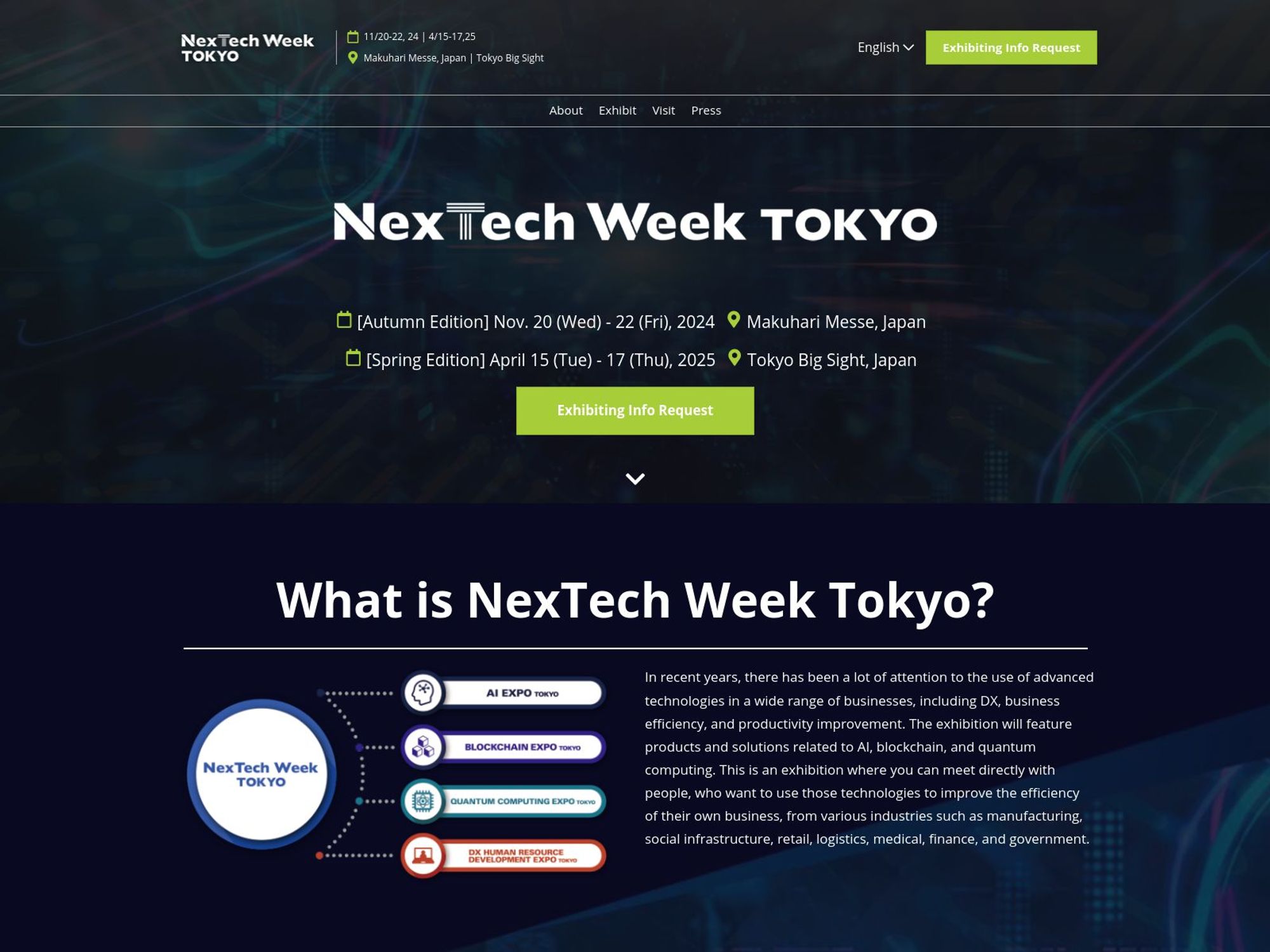 NexTech Week Tokyo screenshot