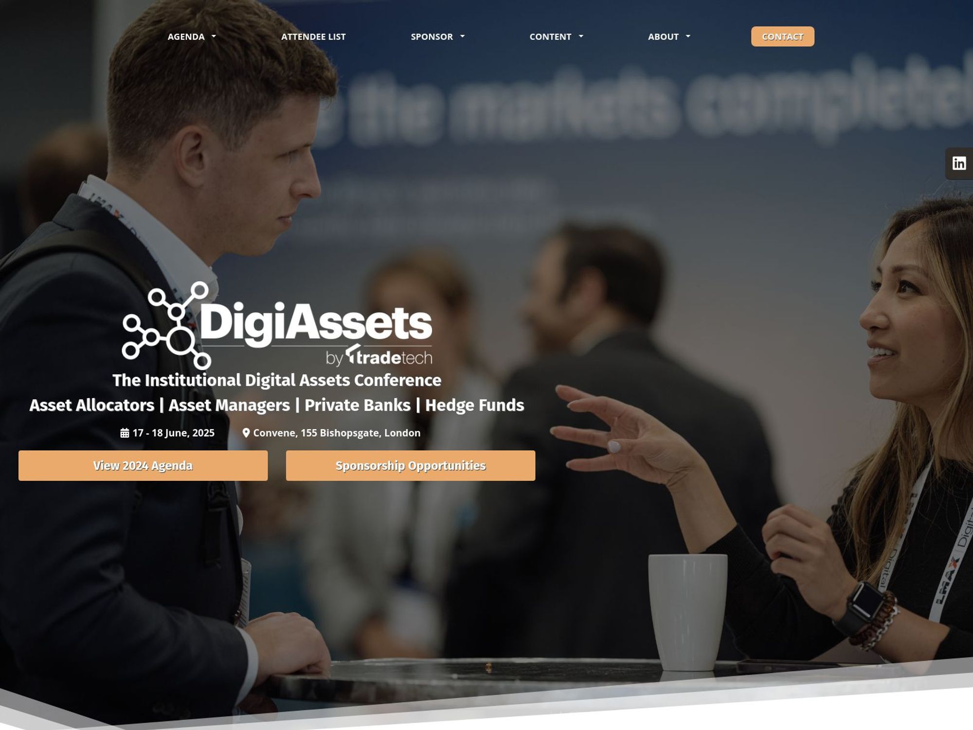 The Institutional Digital Assets Conference screenshot