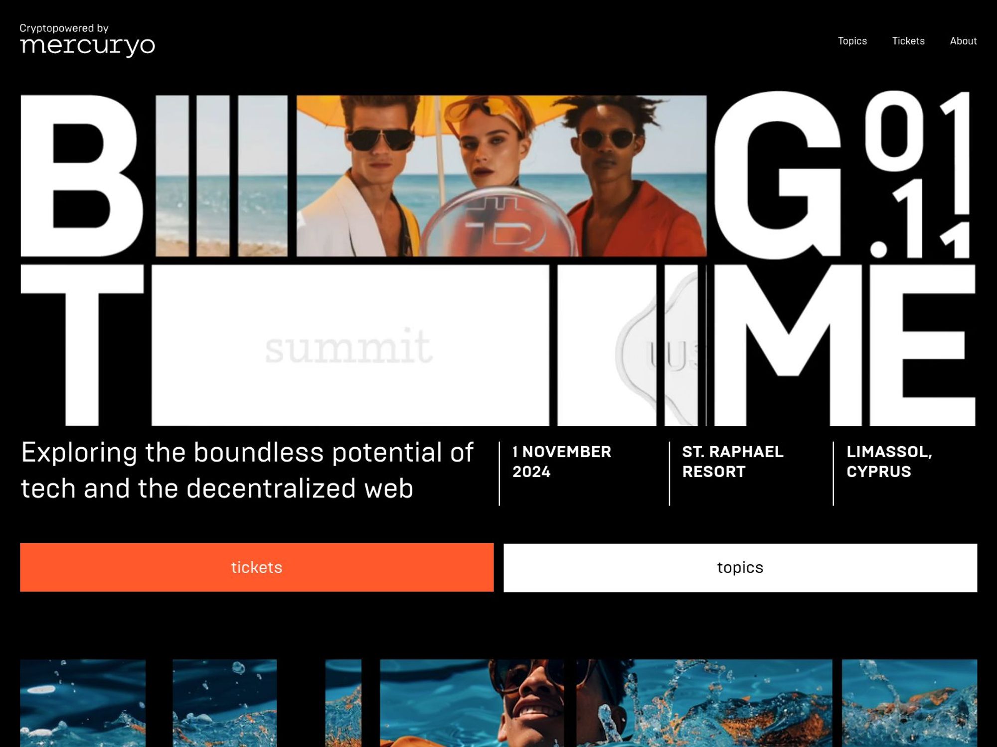 Big Time Summit website