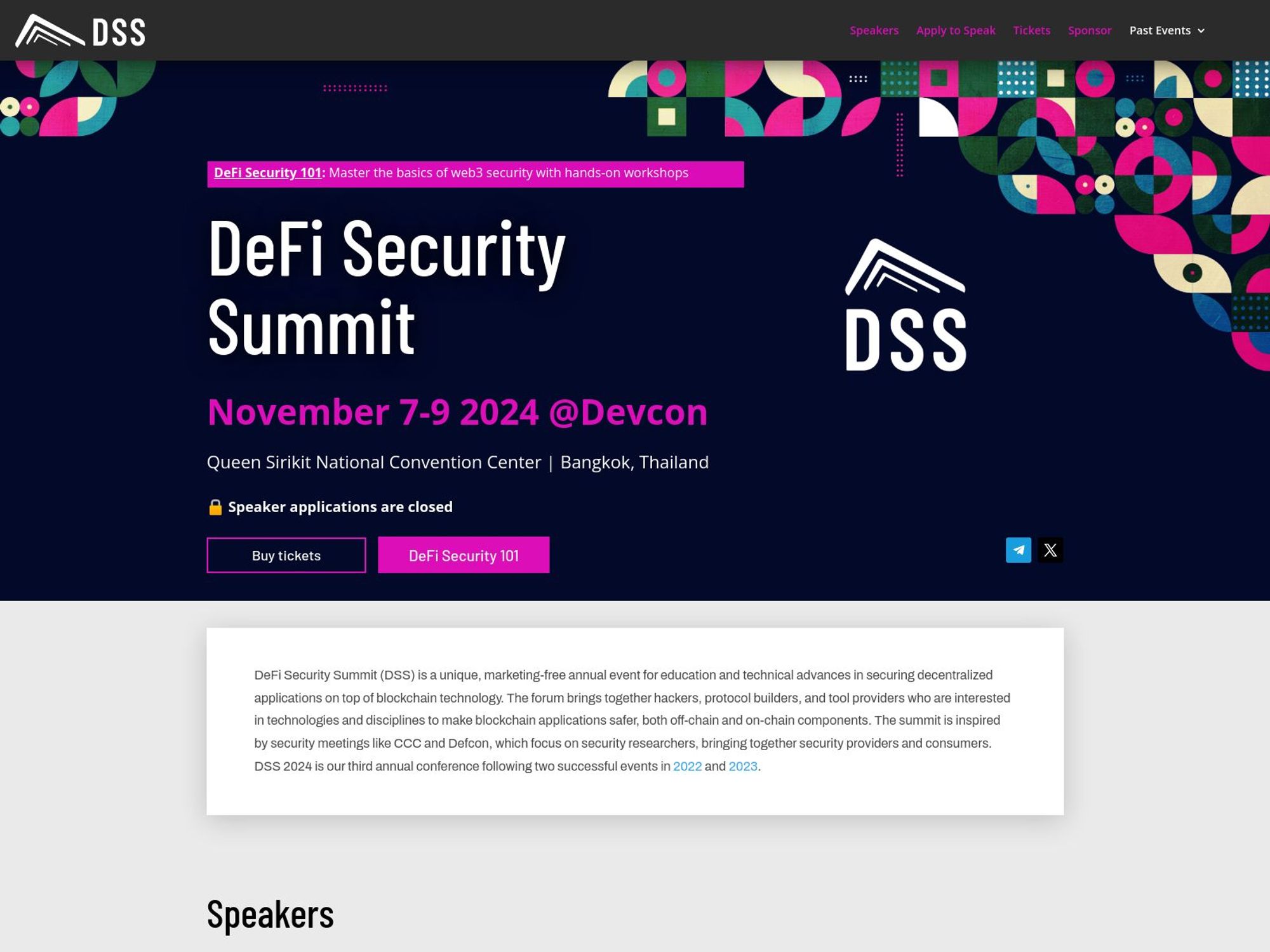 DeFi Security Summit screenshot