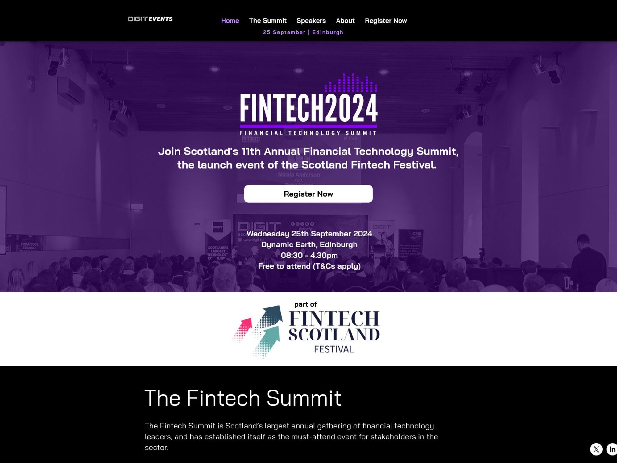 Financial Technology Summit screenshot