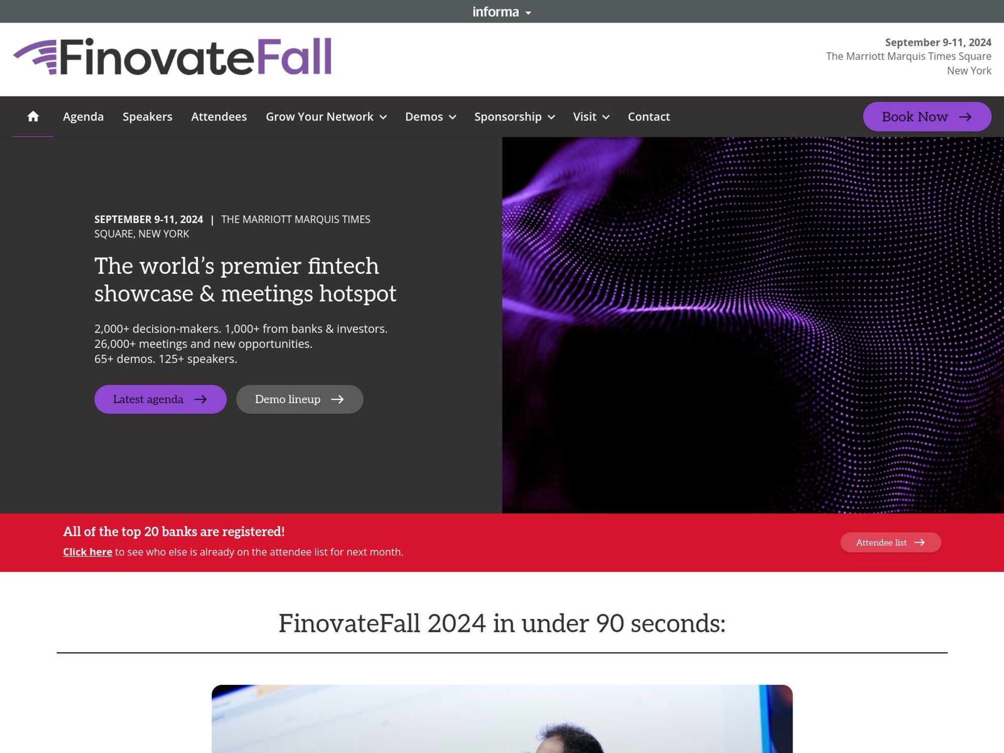 FinovateFall Fintech screenshot