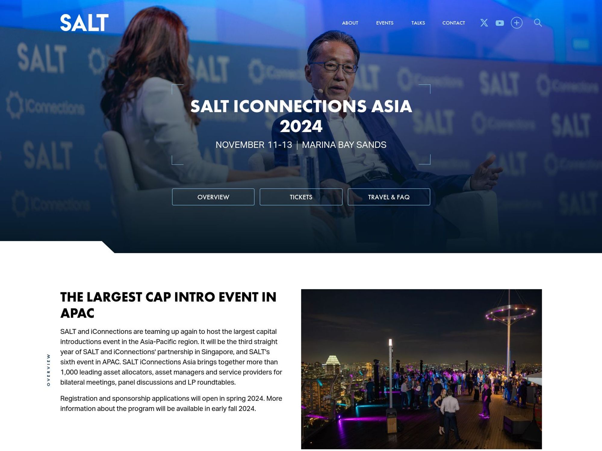 SALT iConnections Asia screenshot