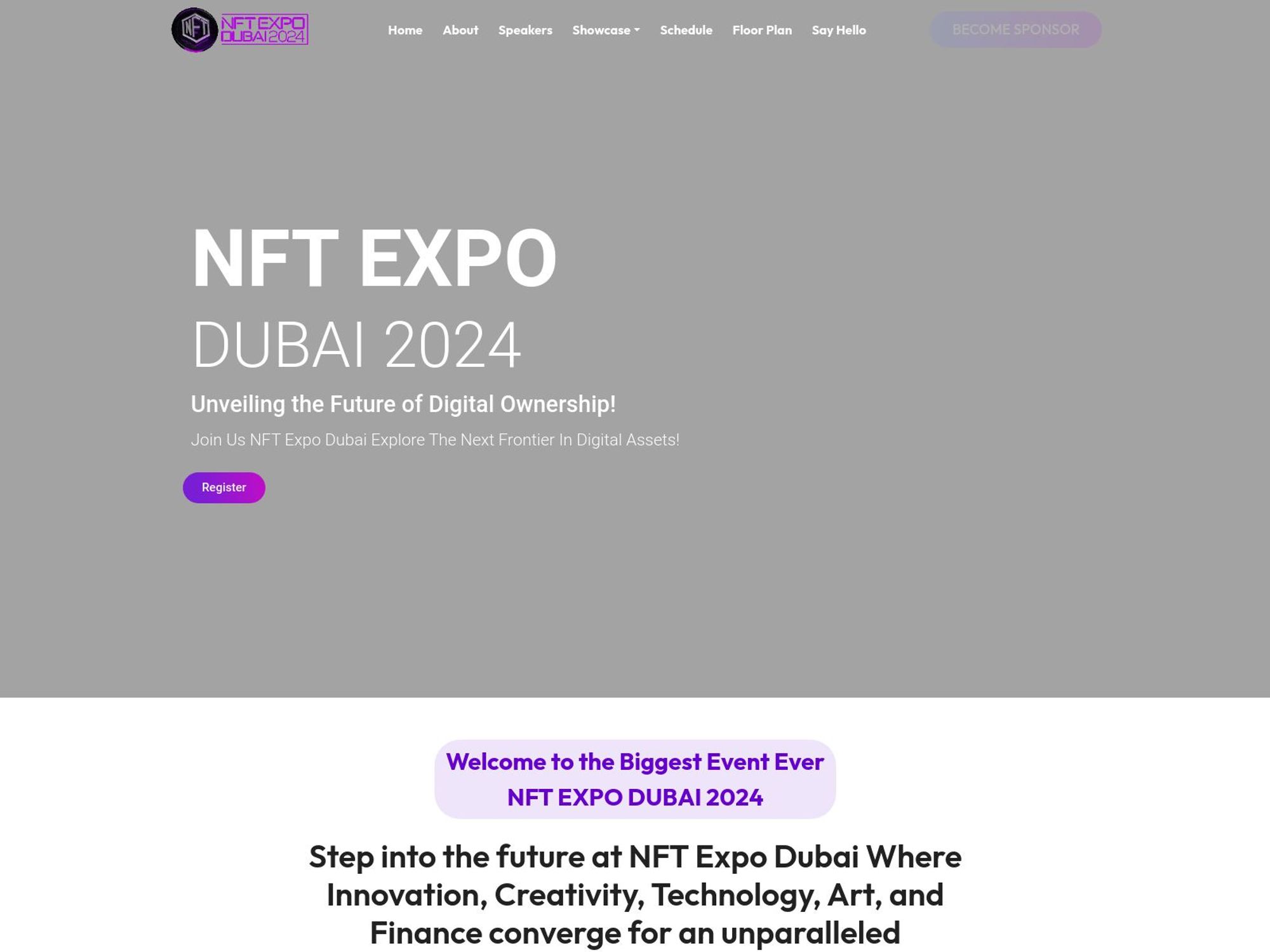 NFT Expo Dubai screenshot