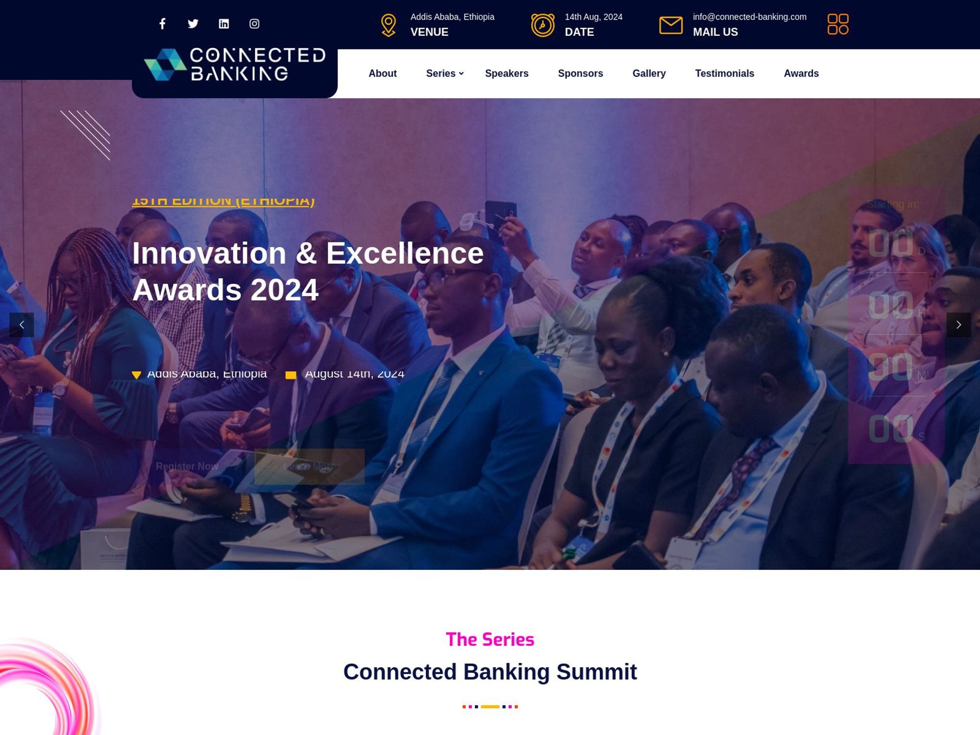 Connected Banking Summit screenshot