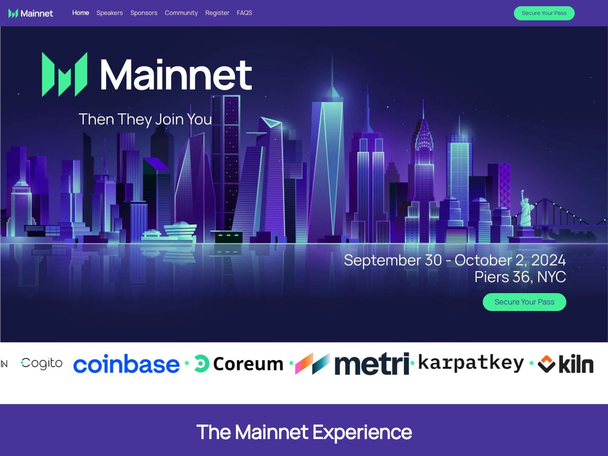 Mainnet 2024 screenshot