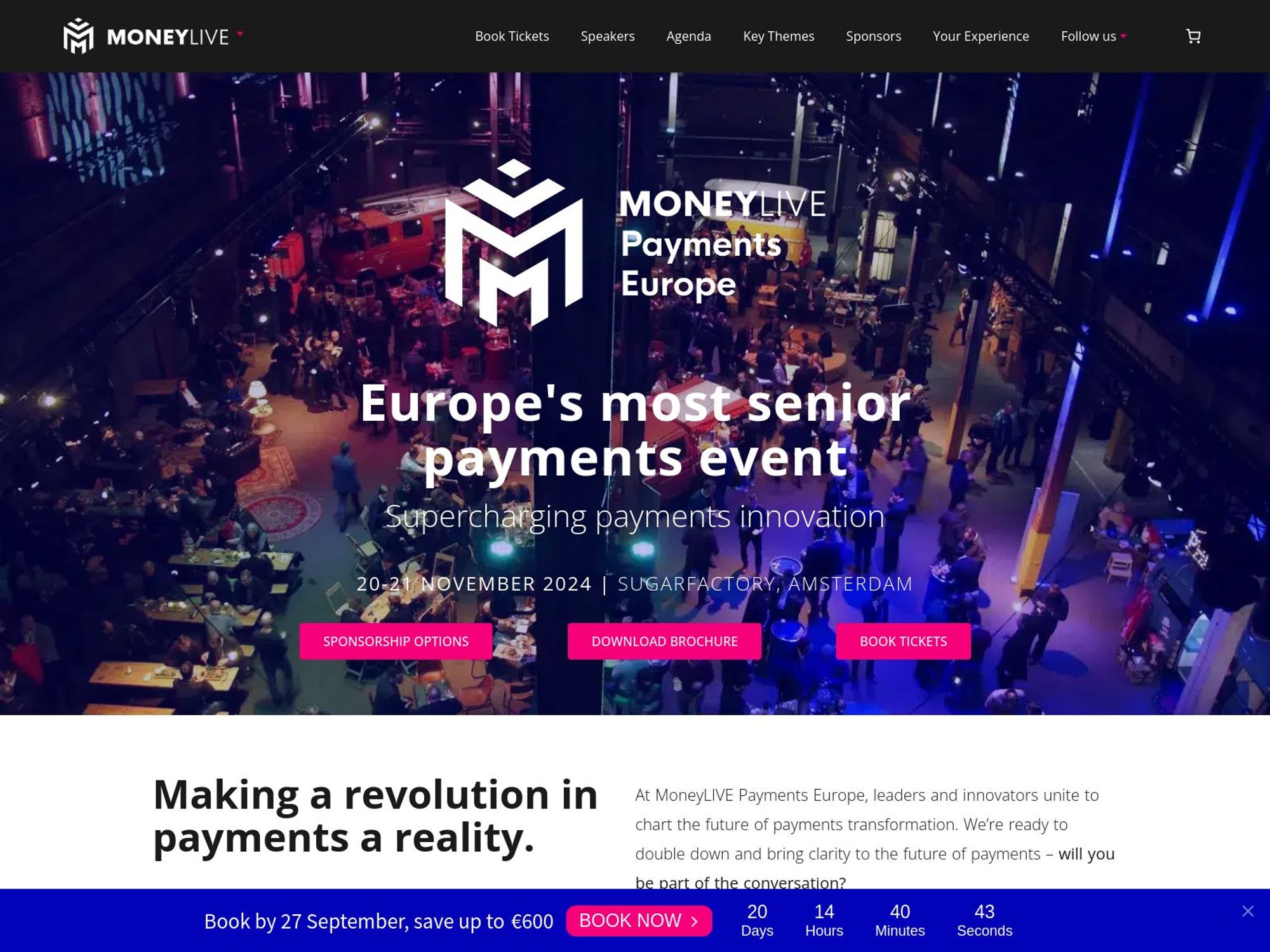 MoneyLive Payments Europe screenshot