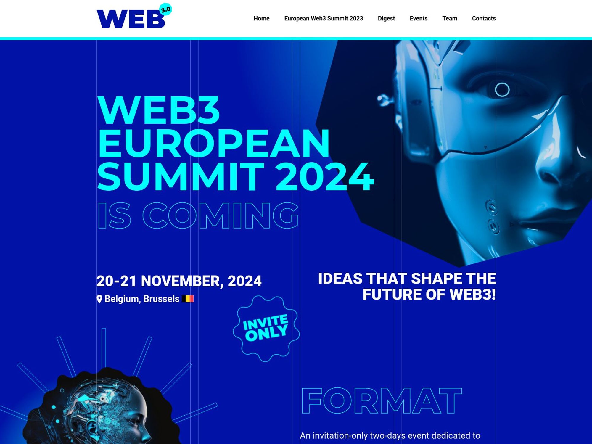 European Web3 Summit website