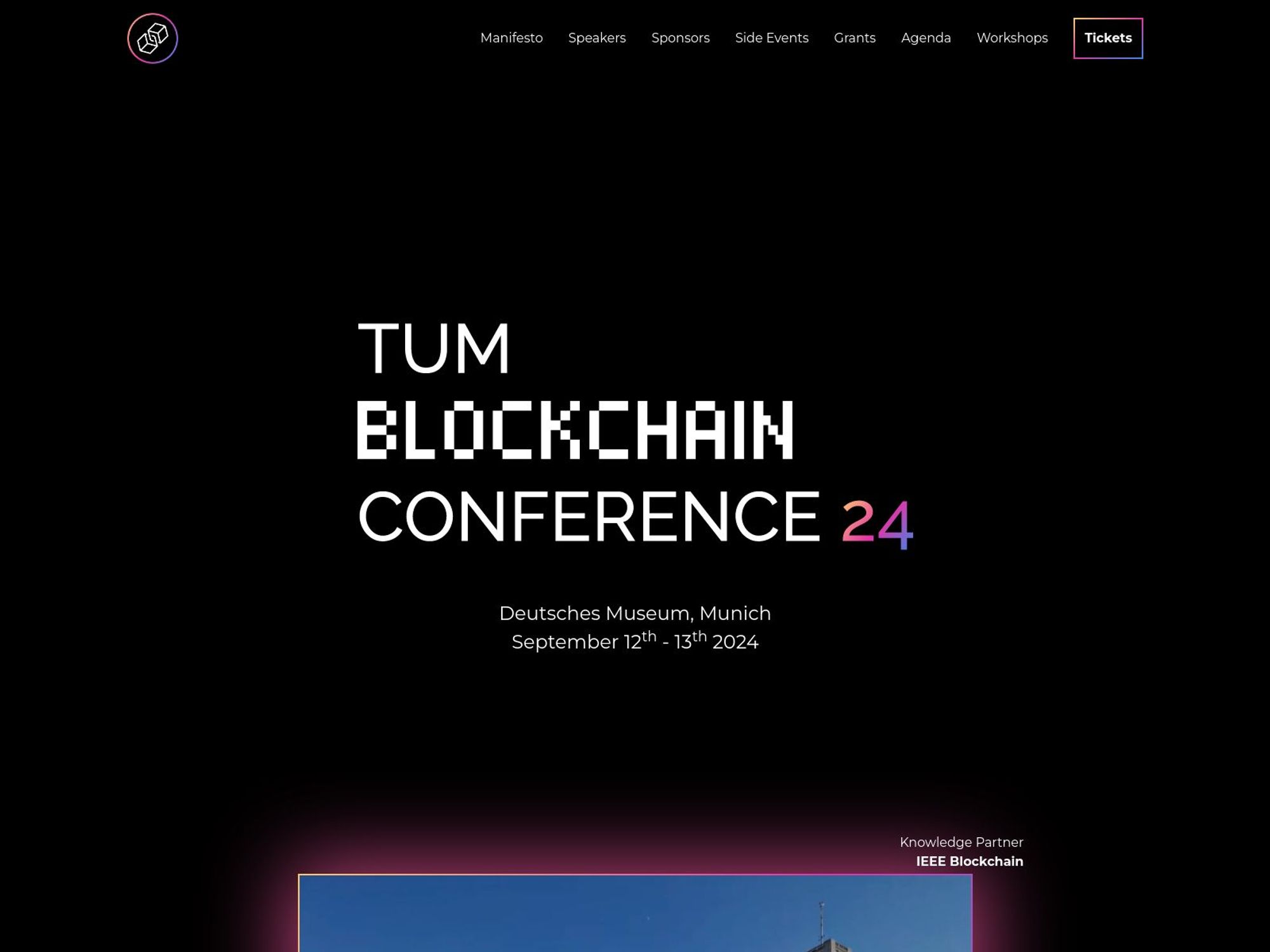 TUM Blockchain Conference screenshot