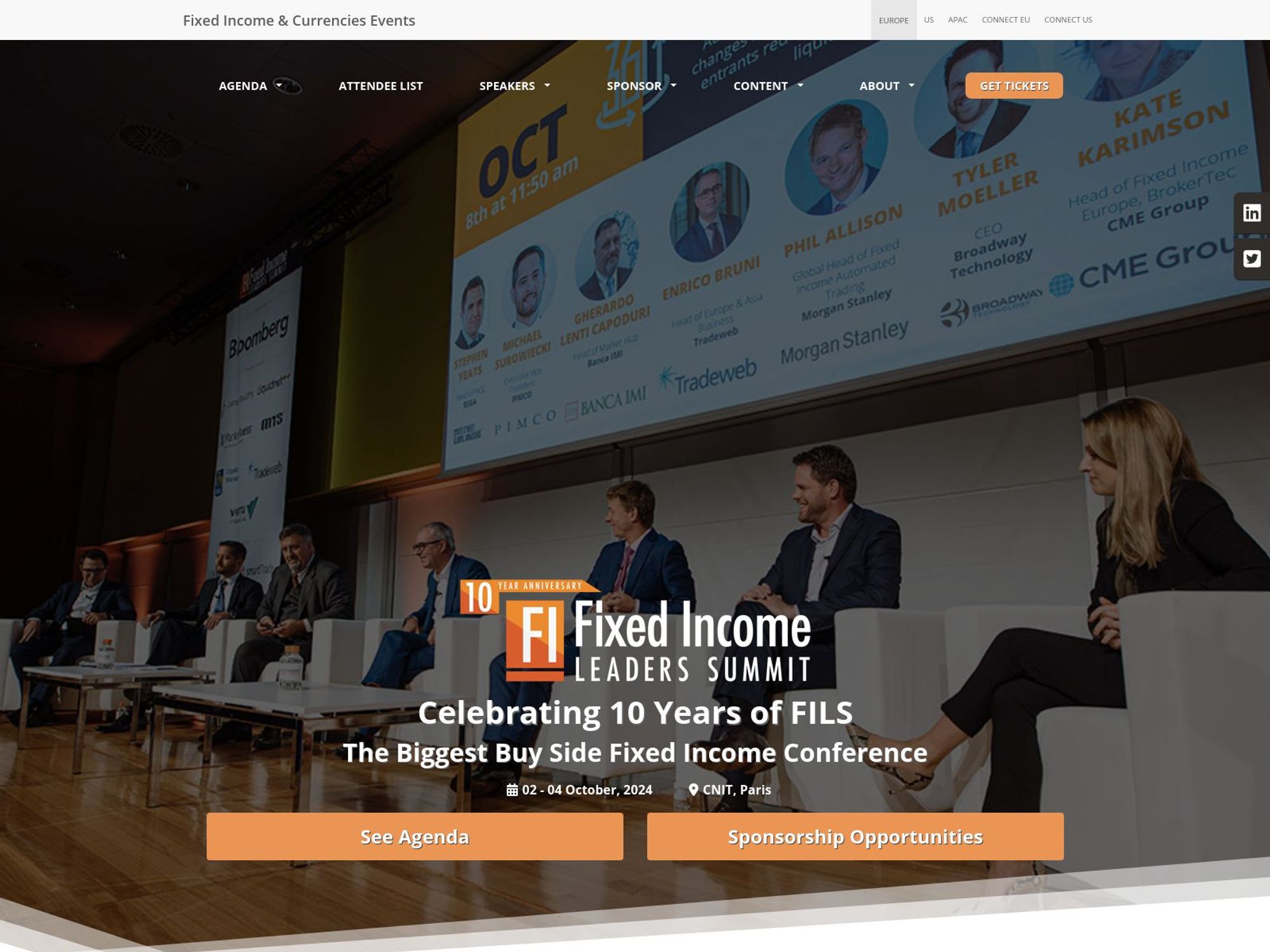 Fixed Income Leaders Summit screenshot