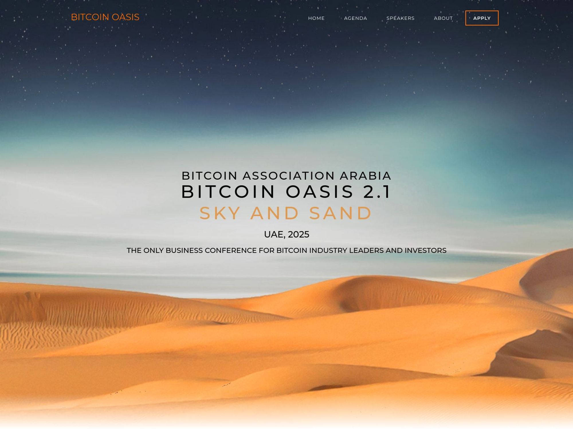 Bitcoin Oasis screenshot