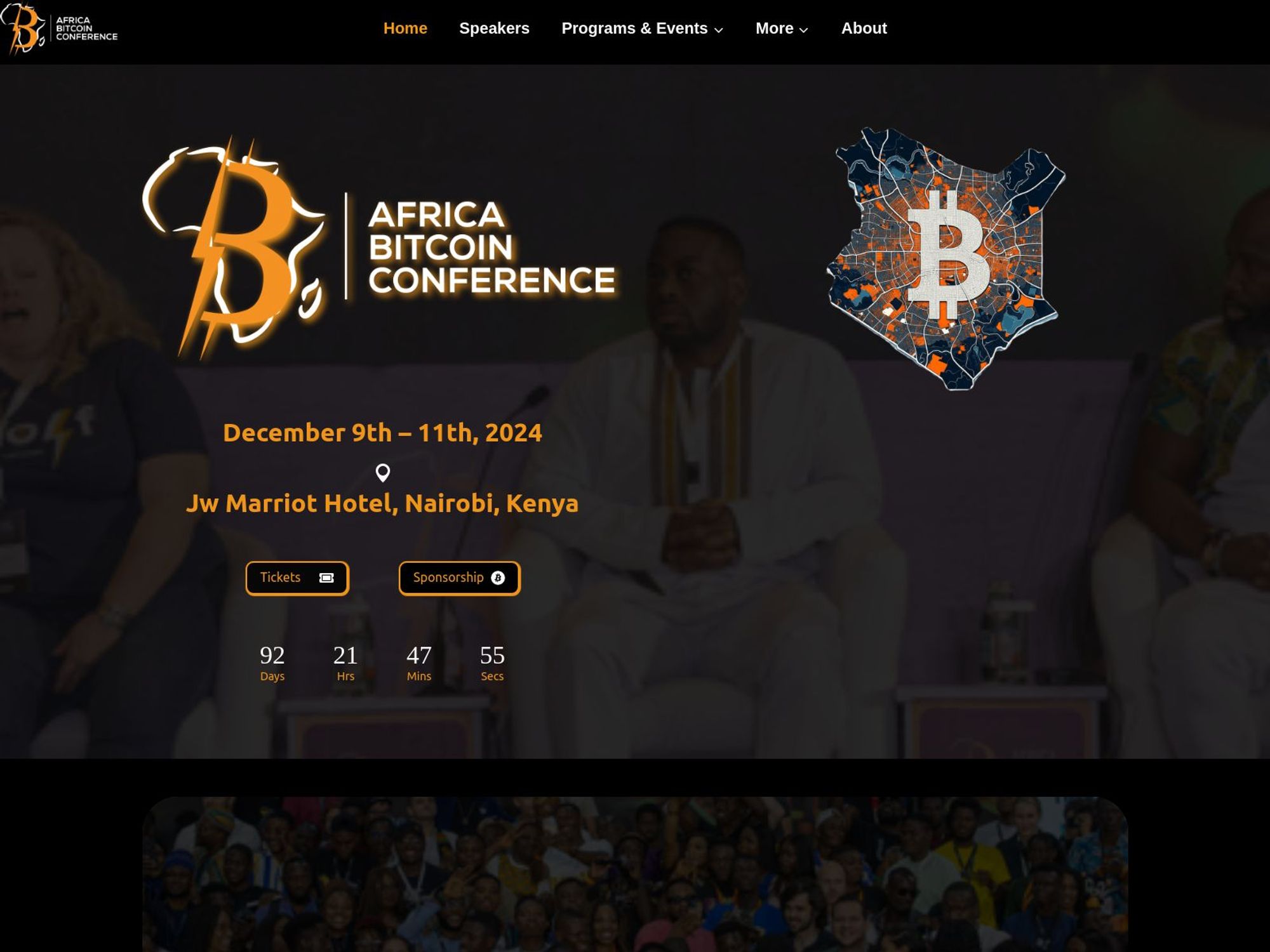 Africa Bitcoin Conference website