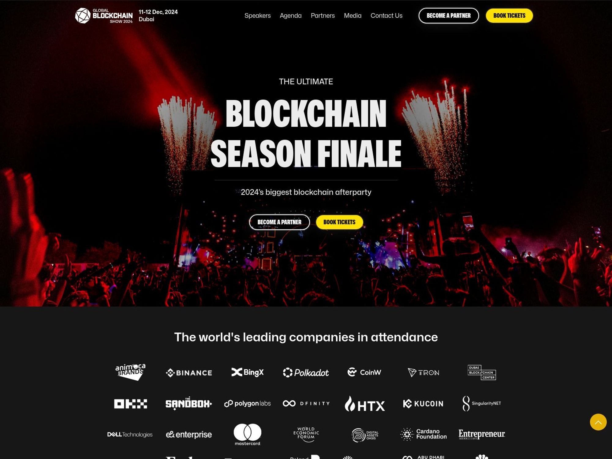 Global Blockchain Show website