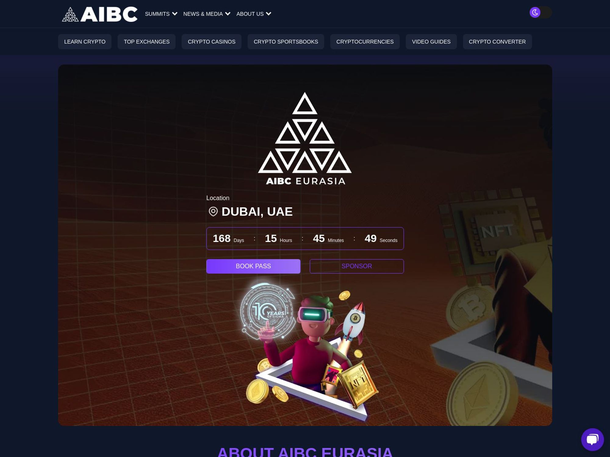 AIBC Eurasia website