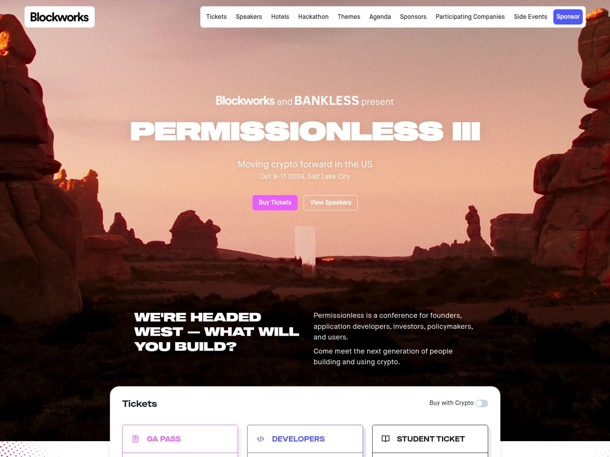 Permissionless III website