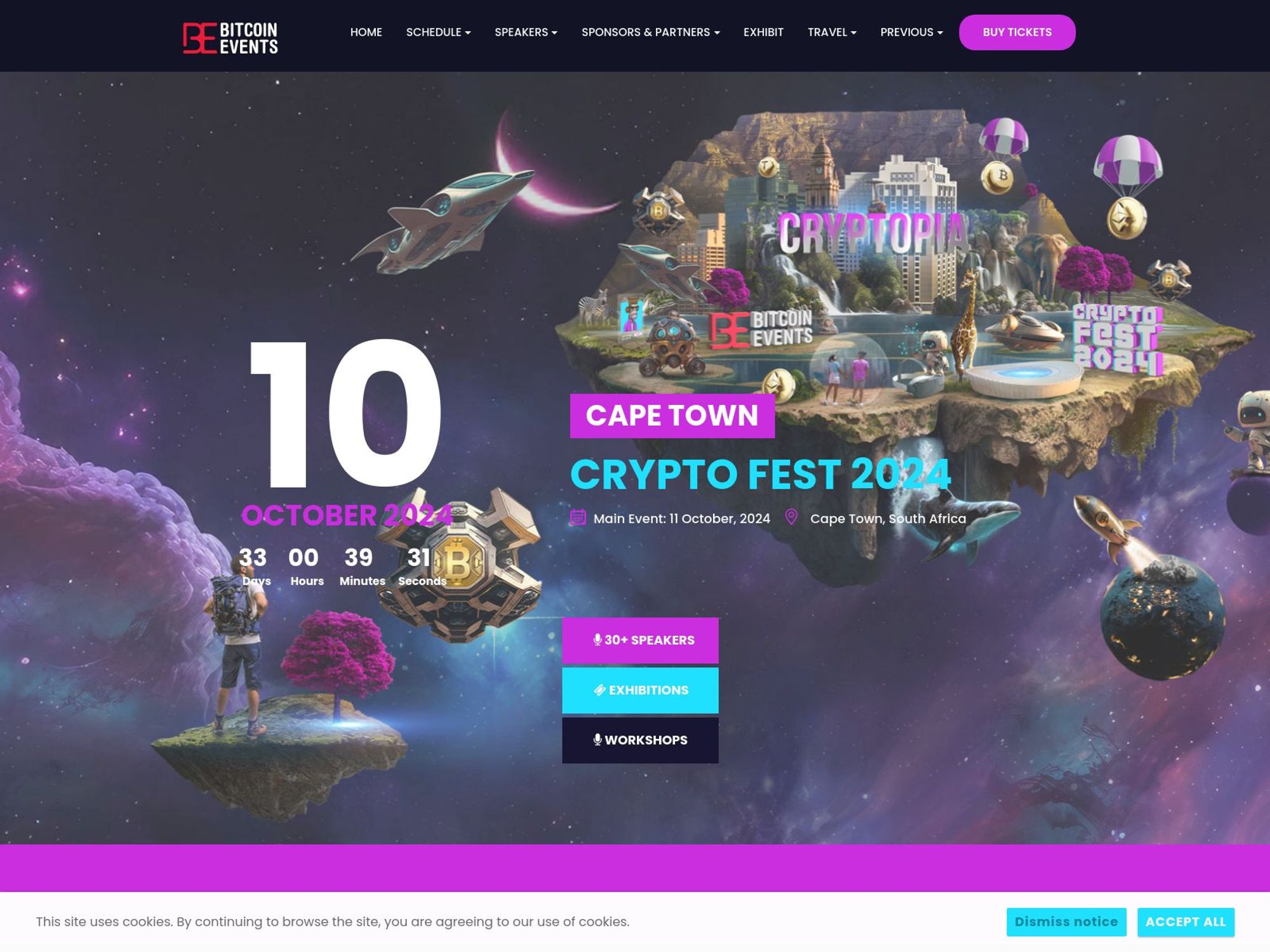 Crypto Fest 2024 website