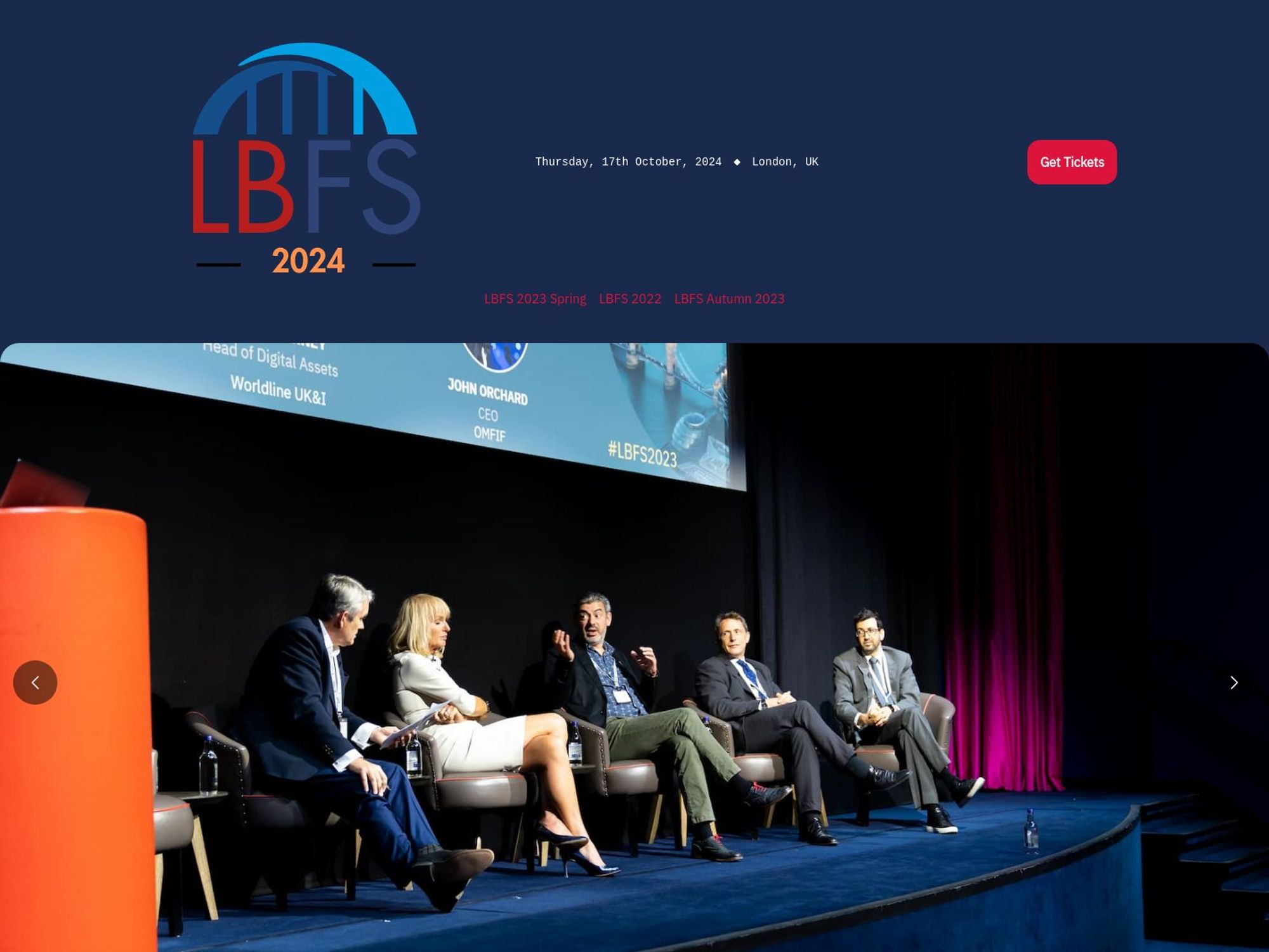 London Blockchain Finance Summit screenshot