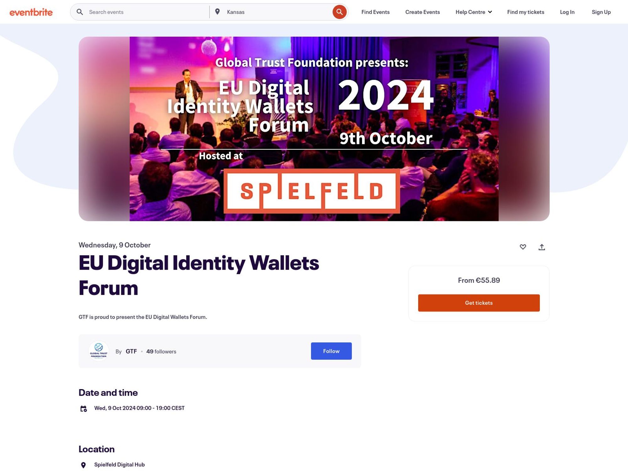 EU Digital Identity Wallets Forum screenshot