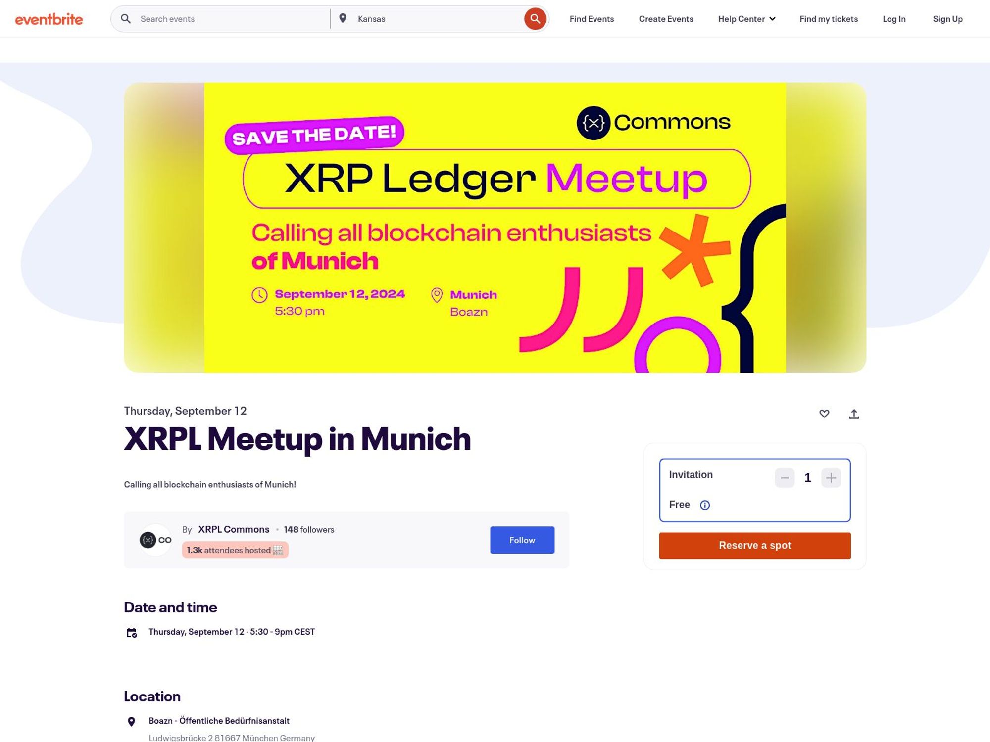 XRP Ledger Meetup screenshot