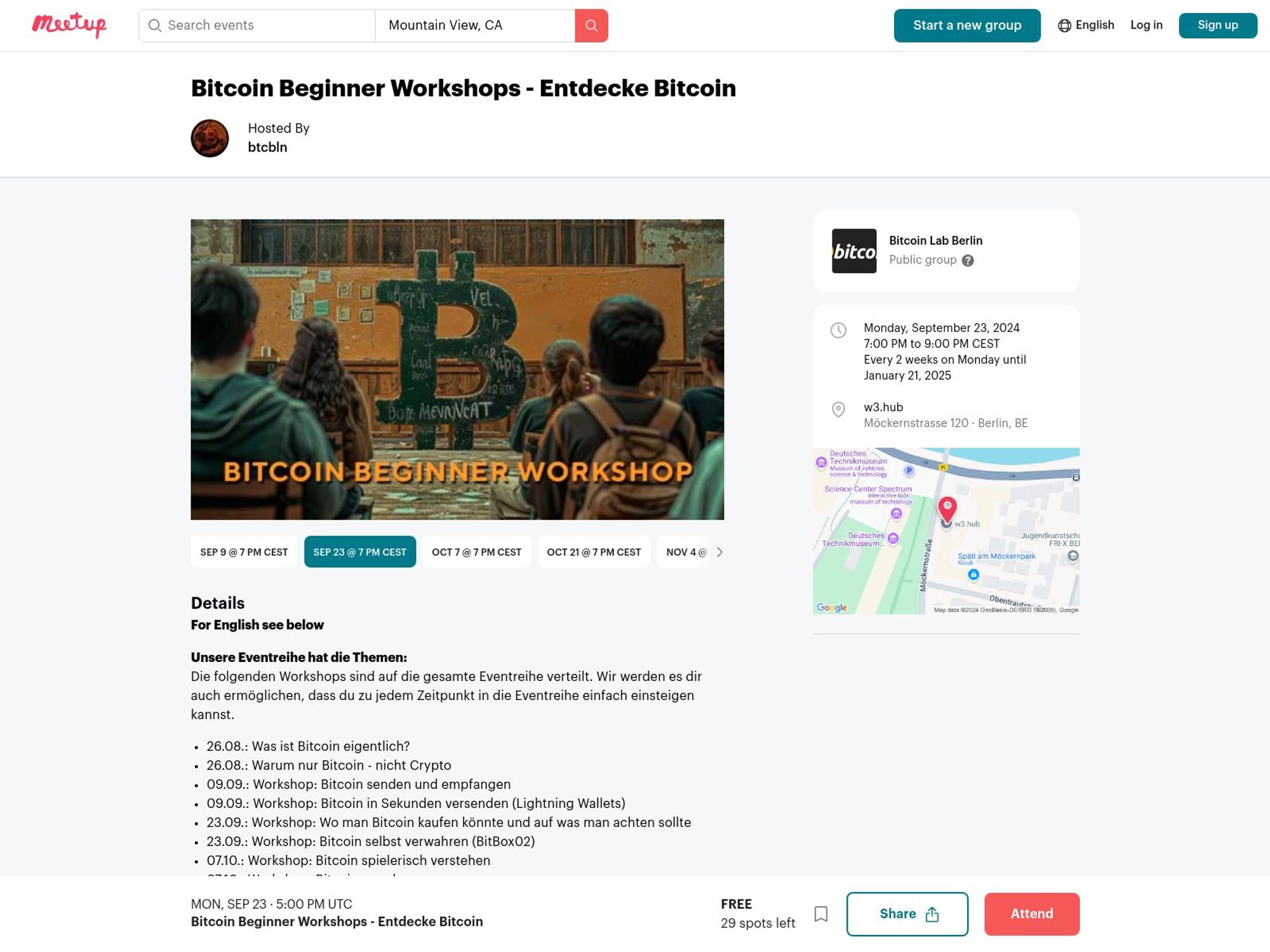 Bitcoin Beginner Workshop - Where to buy Bitcoin website