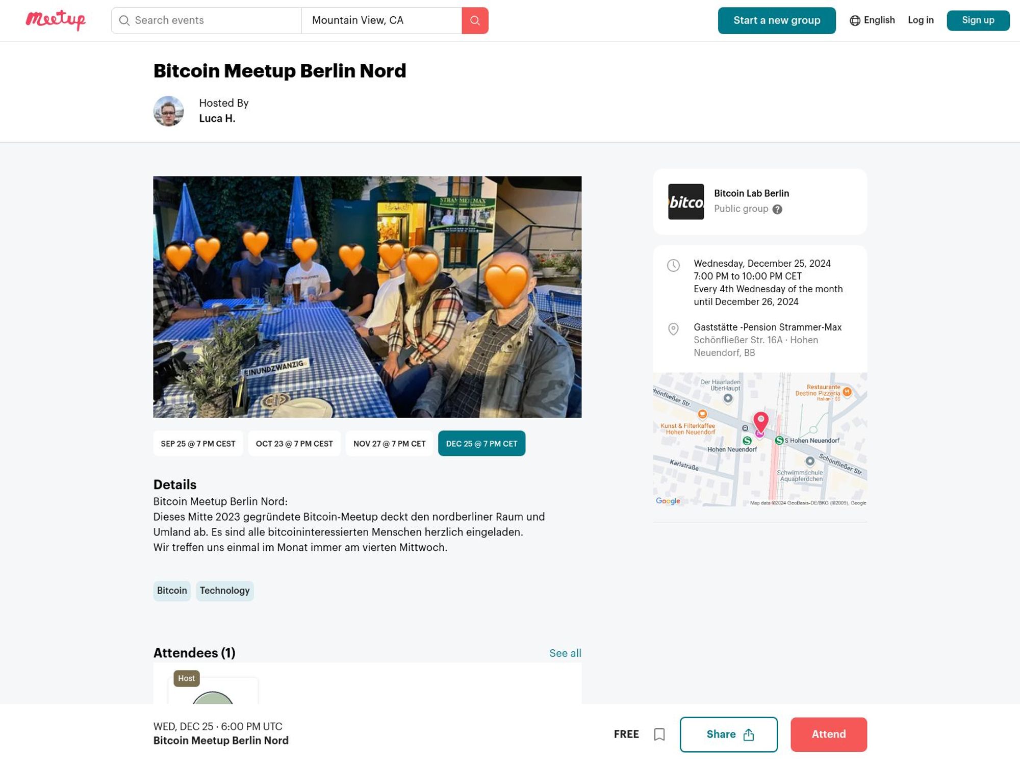 Bitcoin Meetup Berlin Nord – December 2024 screenshot