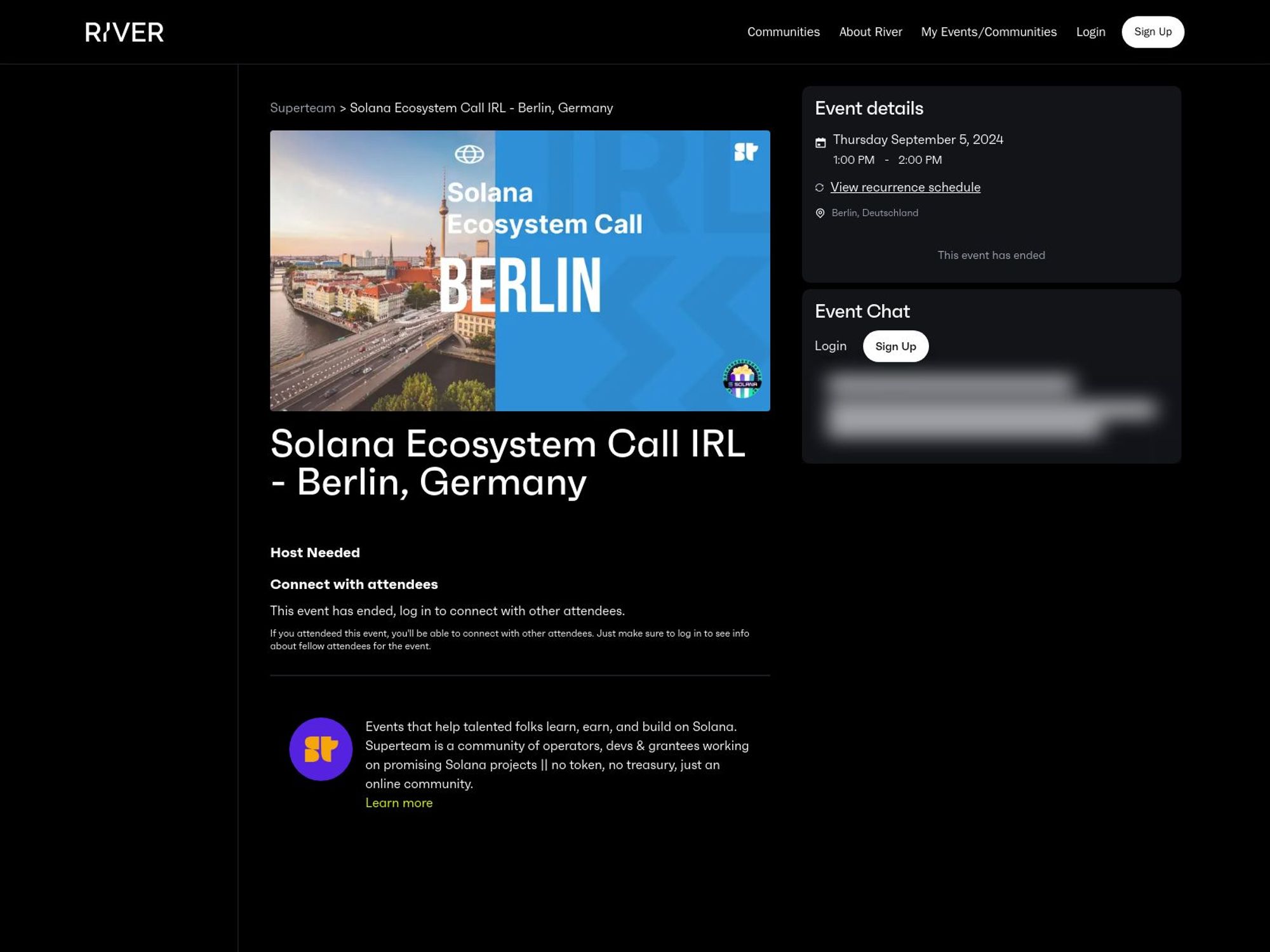 Solana Ecosystem Call Berlin – January 2025 screenshot