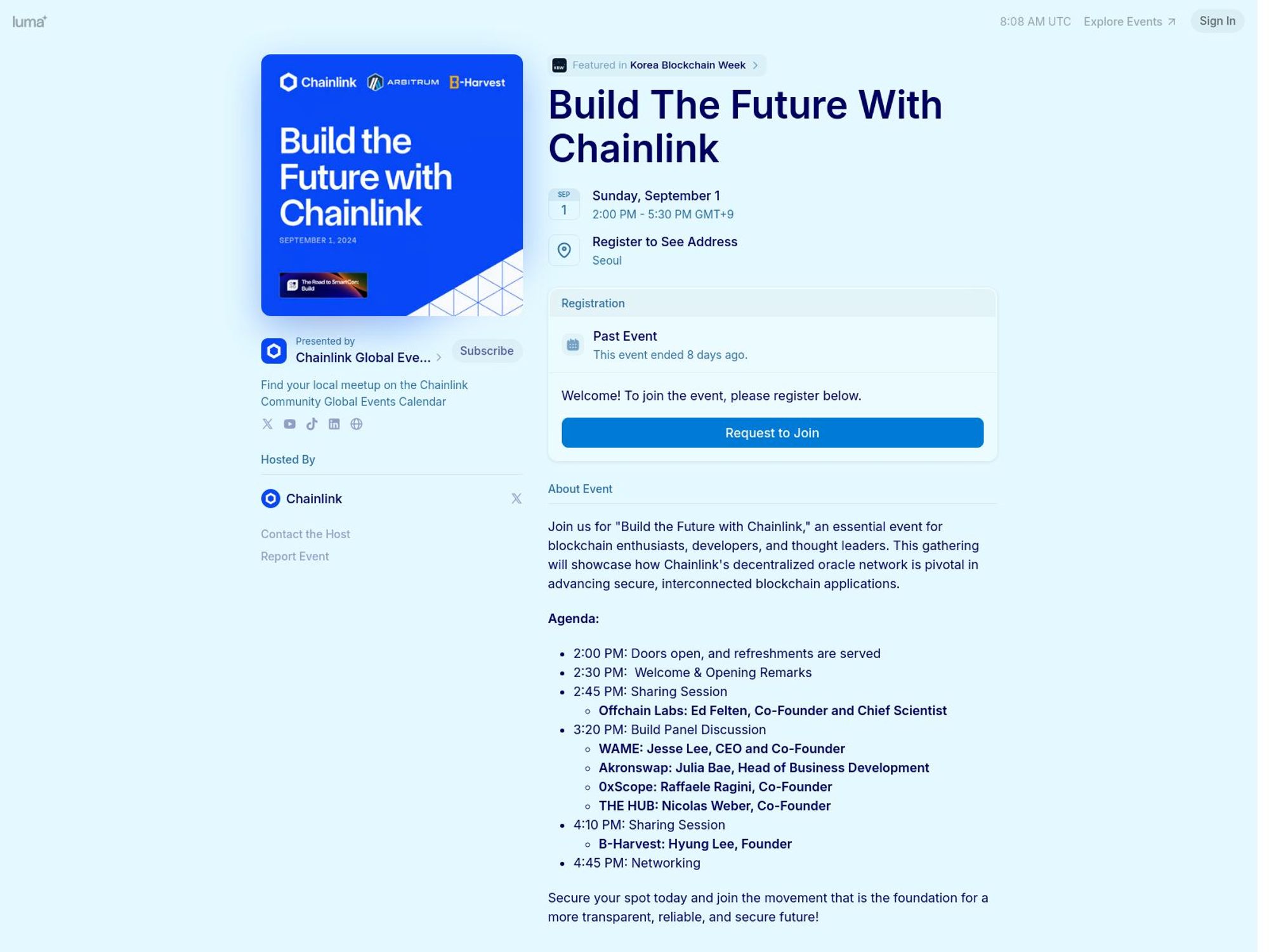 Build The Future With Chainlink screenshot