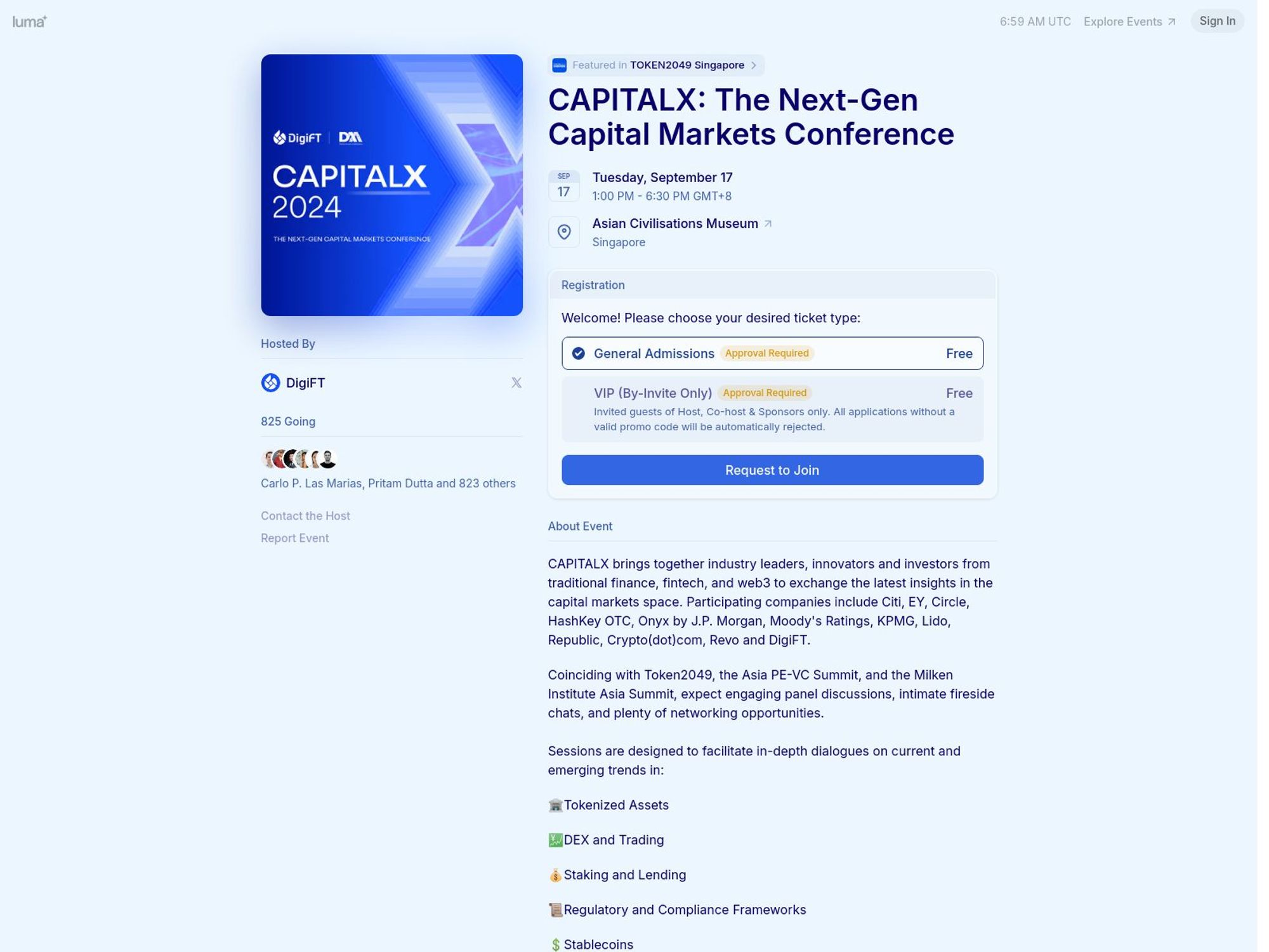 CAPITALX: The Next-Gen Capital Markets Conference website