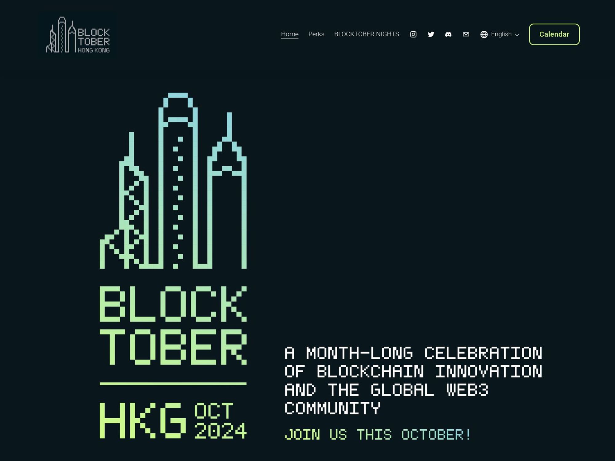 Blocktober #24 website