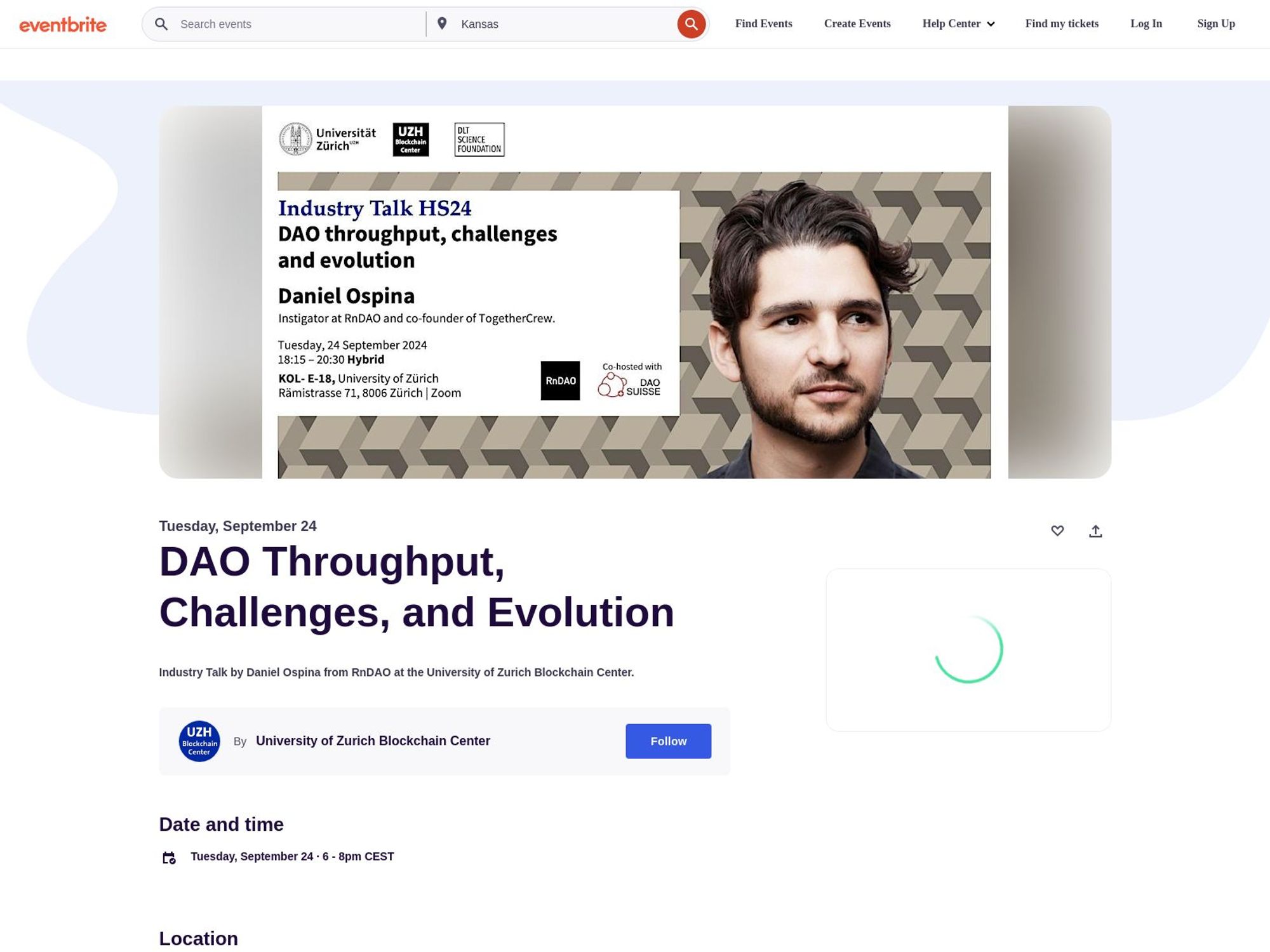 DAO Throughput, Challenges, and Evolution website