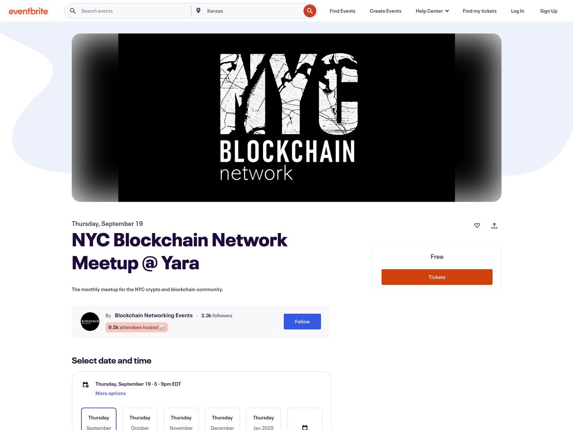 NYC Blockchain Network Meetup @ Yara – September 2024 screenshot