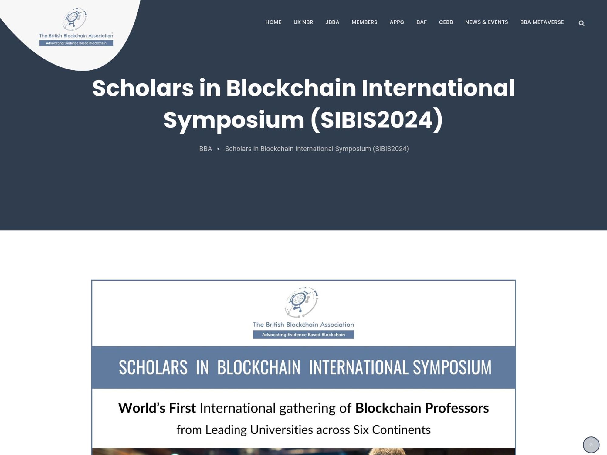 Scholars in Blockchain International screenshot