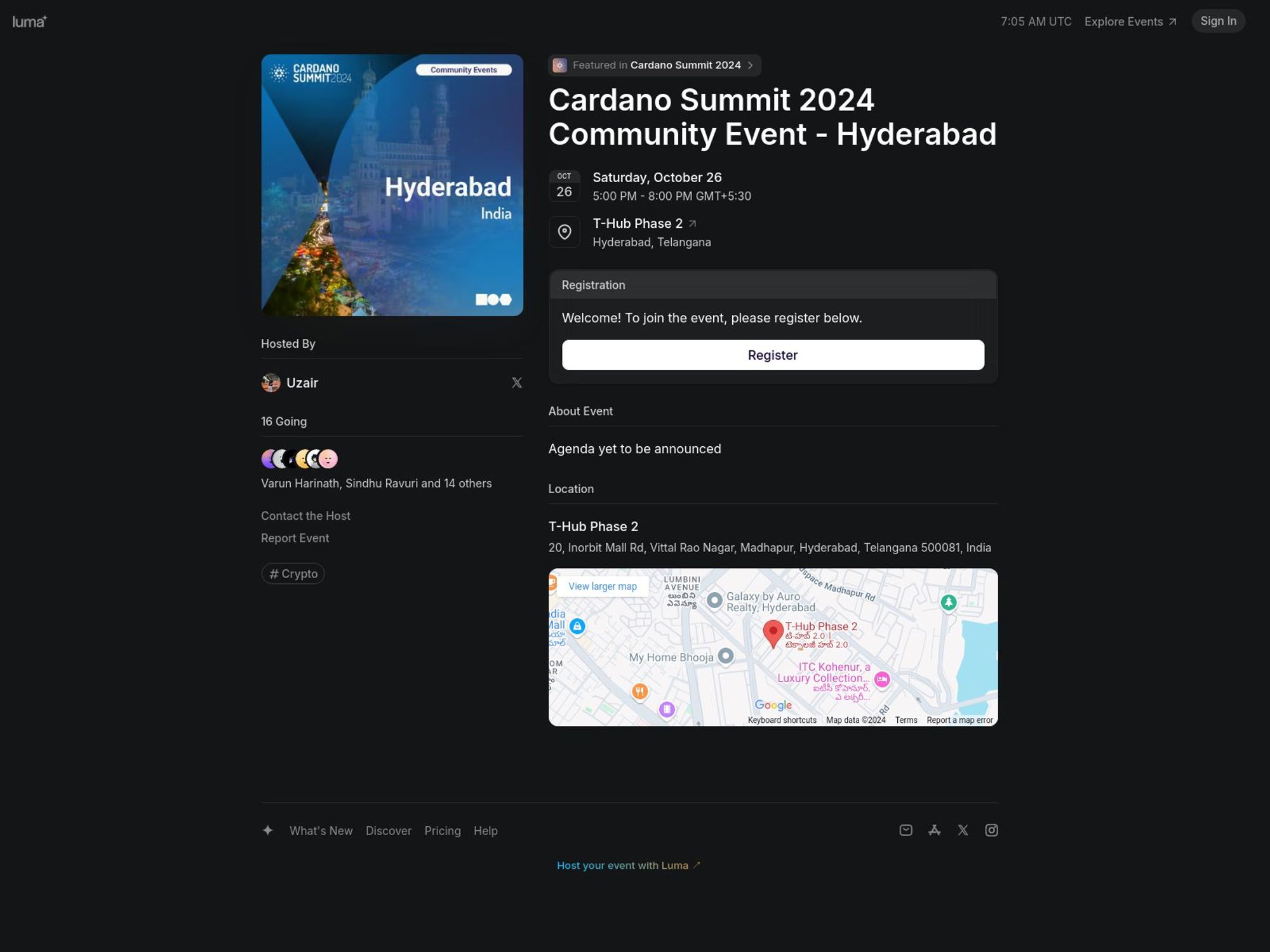 Cardano Summit 2024 Community Event – Hyderabad screenshot